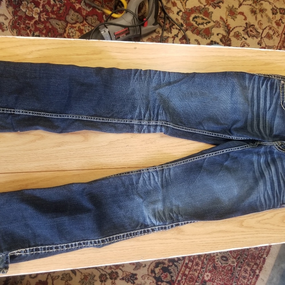 Silver jeans